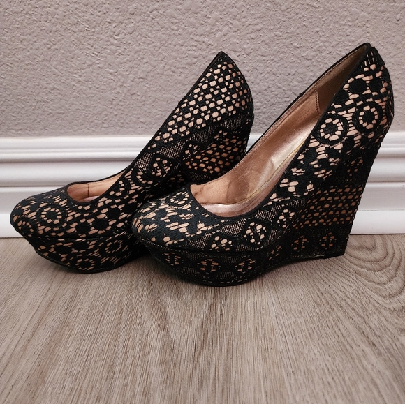 Charlotte Russe Shoes - Charlotte Russe Aztec Wedges! BRAND NEW!